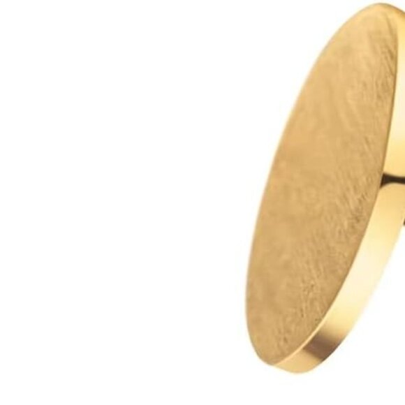 Jewelry - 14K Gold Plated Sterling Silver Round Stud Earrings 9MM Classic Gift